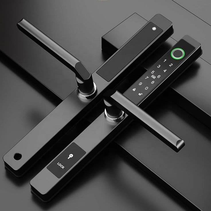 Smart matt black Door locks